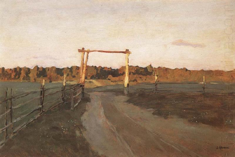 Levitan, Isaak Sommerabend china oil painting image